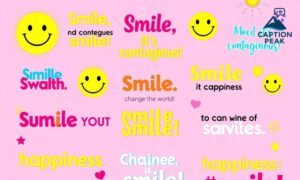 200+ Best Smile Captions for Instagram for 2025