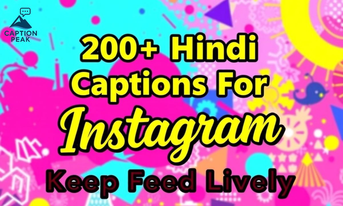 200+ Hindi Captions For Instagram To Keep Your Feed Lively